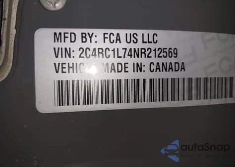 2022 Chrysler Pacifica Hybrid Touring L from USA, damaged, VIN 2C4RC1L74NR212569